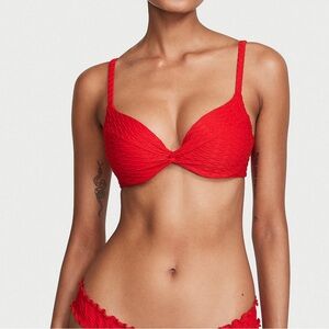 Victoria Secret, Twist Push-Up Bikini Top Size DD and Brazilian Bikini Bottom, S